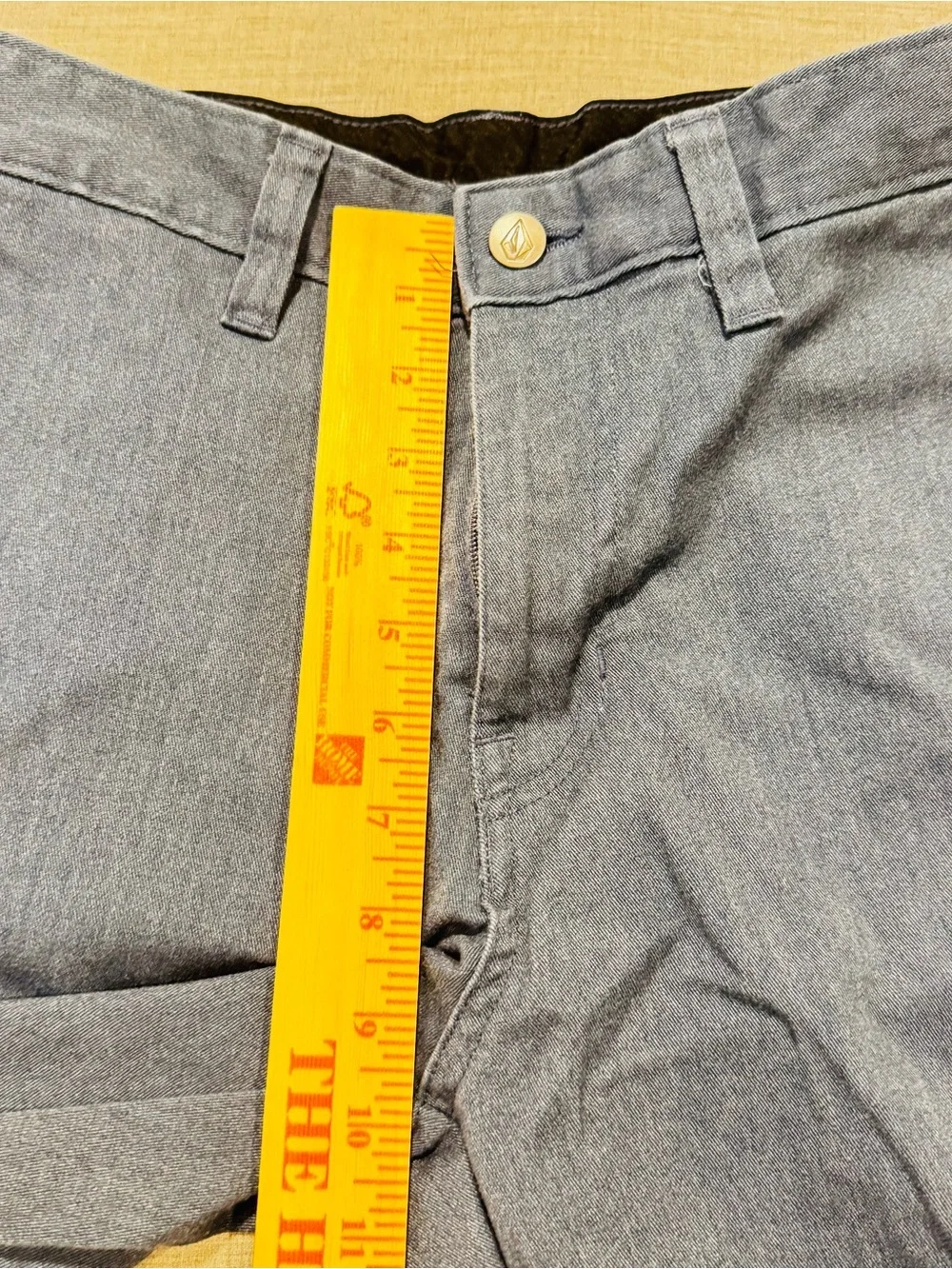Volcom Men's Blue Flat Front Shorts